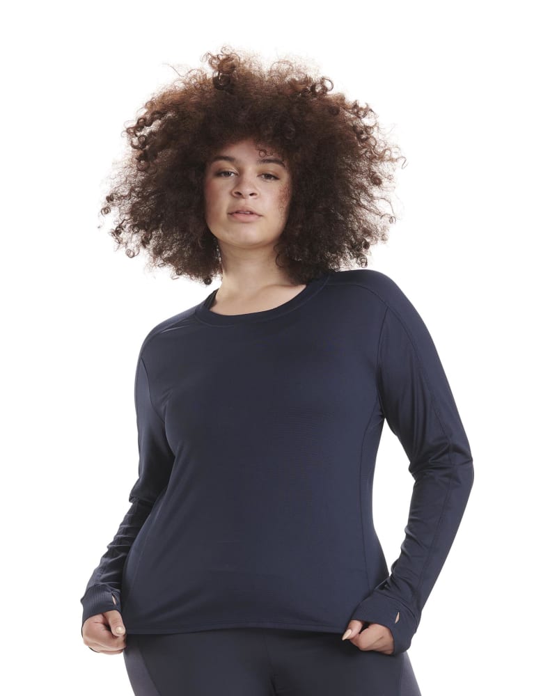 Front of plus size Gigi Athletic Running Top by Spalding | Dia&Co | dia_product_style_image_id:197739